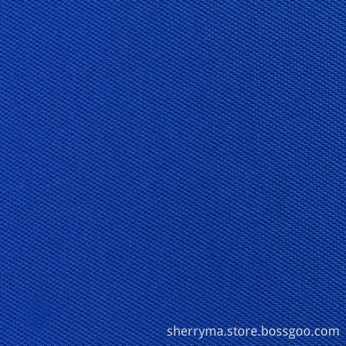 100% Poly weft knitting pique mesh fabric polo